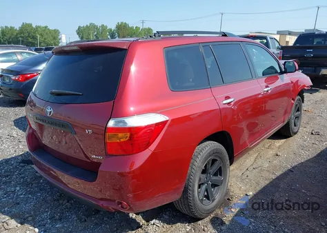 2008 Toyota Highlander из США, поврежденный, VIN JTEES41A282101633